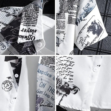 Men’s Short-Sleeve Printed Shirt