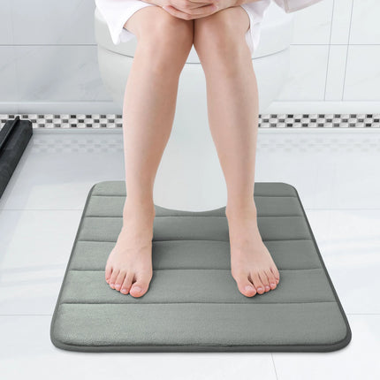 U-Shape Memory Foam Bathroom Mat