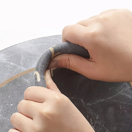 L-Shaped Non-Slip Absorbent Floor Mat