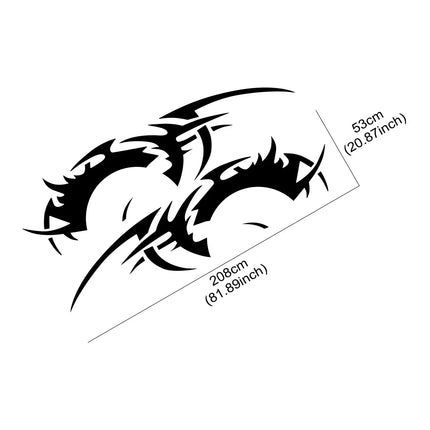 Flame Pattern Car Decal