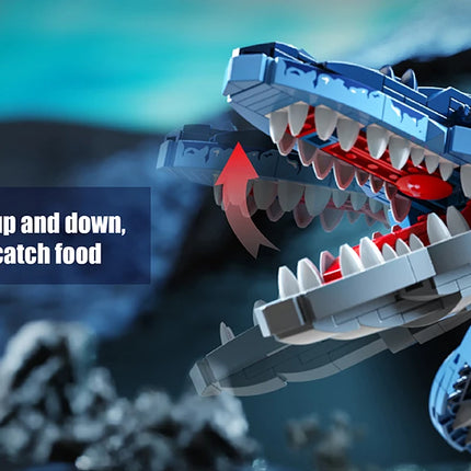 Mosasaurus Dinosaur Building Block Set