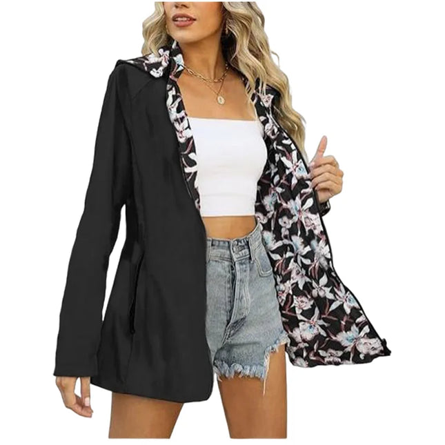 Women's Reversible Hooded Jacket