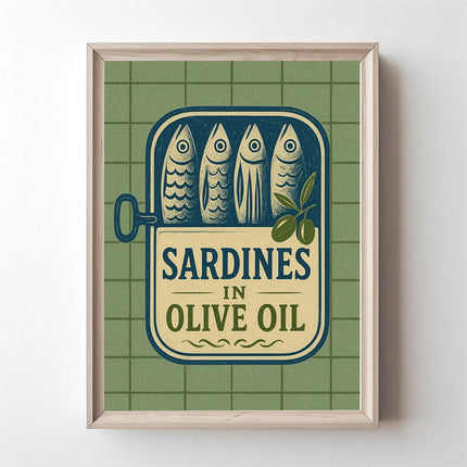 Pink Sardine Canvas Wall Art
