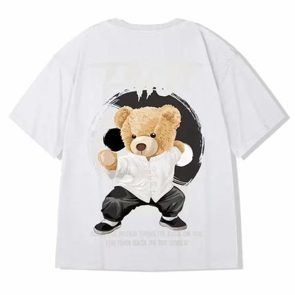 Men's Oversized Hip Hop Printed T-Shirt