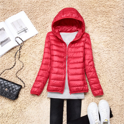 Women's Lightweight Hooded Puffer Jacket