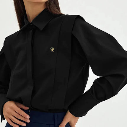 Long-Sleeve Loose-Fit Shirt