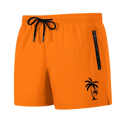 Men's Palm Tree Print Board Shorts