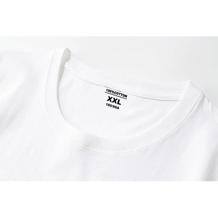 Men's Moon Print Cotton Blend T-Shirt