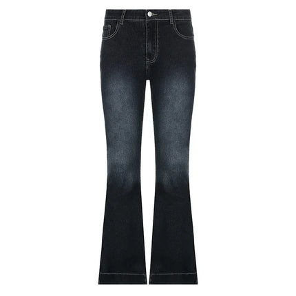 Vintage Low-Waist Flared Jeans