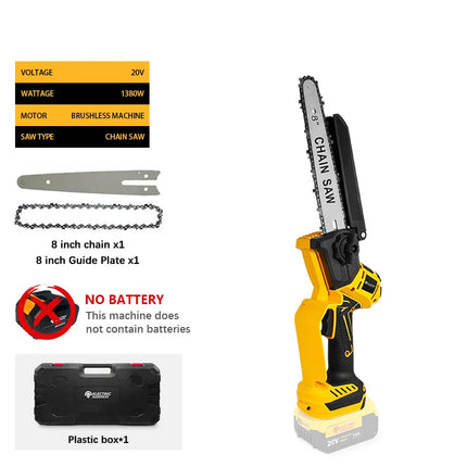 8-Inch Cordless Brushless Chainsaw