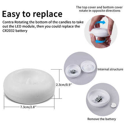 Waterproof Floating LED Tealight Candles
