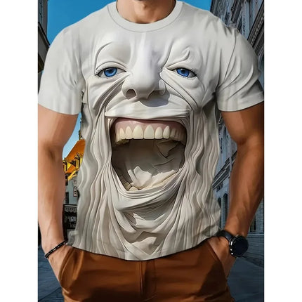 Men's 3D Abstract Graphic T-Shirt
