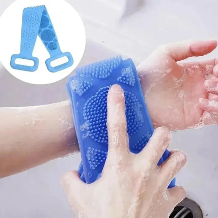 Silicone Back Scrubber Shower Belt