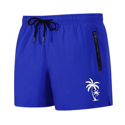 Men's Palm Tree Print Board Shorts