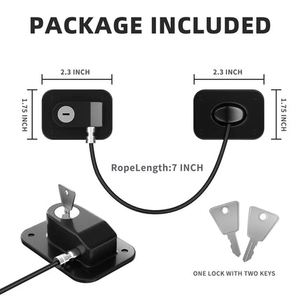 Refrigerator Safety Lock with Key