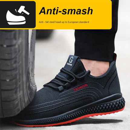 Unisex Breathable Steel Toe Safety Shoes