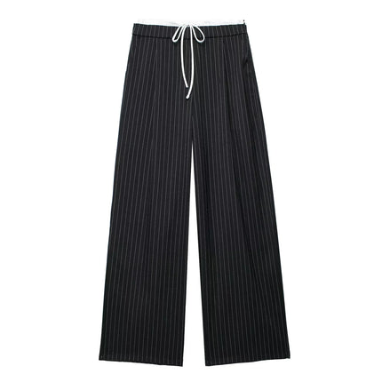High-Waist Baggy Wide-Leg Pants
