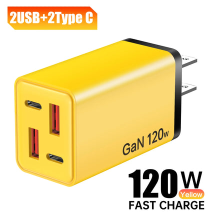 120W 4-Port GaN Charger