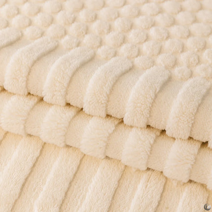Geometric Jacquard Fleece Sofa Cover
