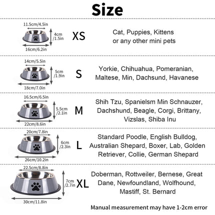 Stainless Steel Pet Bowl