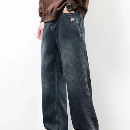 Men’s Retro Wide-Leg Jeans