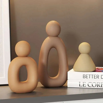 Modern Family Hollow Sculpture