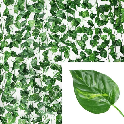 Artificial Green Ivy Leaf Hanging Garland