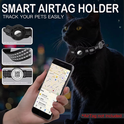 Reflective GPS Cat Collar