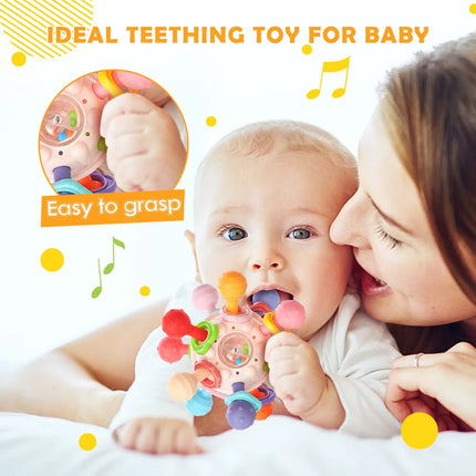 Montessori Baby Teething Ball Rattle