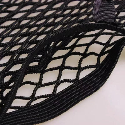 Double-Layer Car Trunk Mesh Organizer
