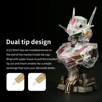 12-Piece Metallic Marker Pen Set