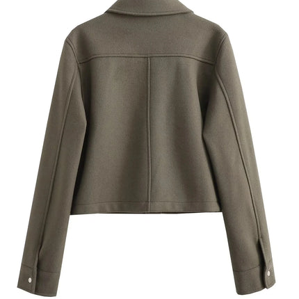 Women's Button-Up Casual Jacket