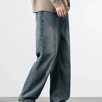Men’s Retro Wide-Leg Jeans