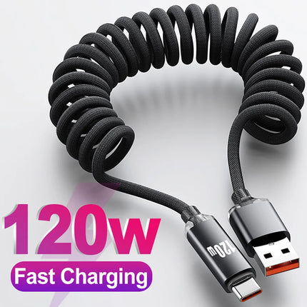 120W Retractable USB-C Cable