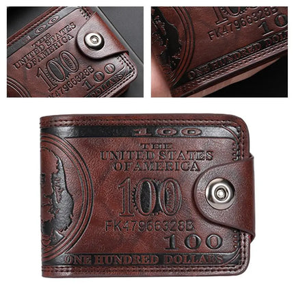 Vintage Pattern Leather Wallet