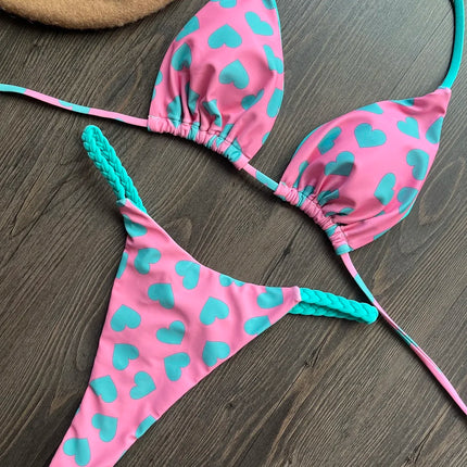 Leopard Print Bikini Set