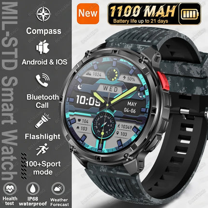 Military Sports Smartwatch