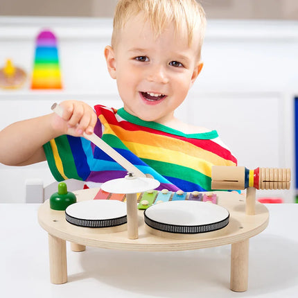Wooden Montessori Musical Activity Table