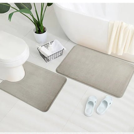 3-Piece Bathroom Floor Mat Set