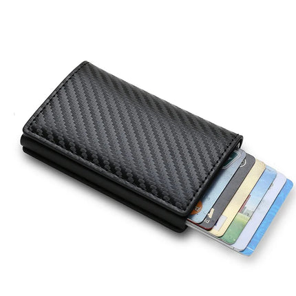 Carbon Fiber RFID Trifold Wallet