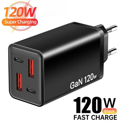 120W 4-Port GaN Charger