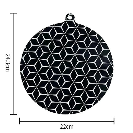 Round Silicone Induction Hob Protector Mat