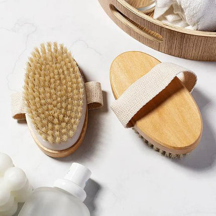 Natural Bristle Body Brush