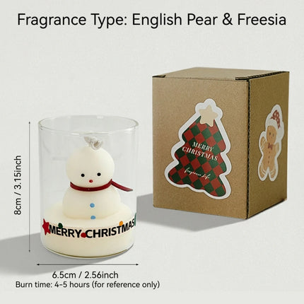 Christmas Scented Glass Candle