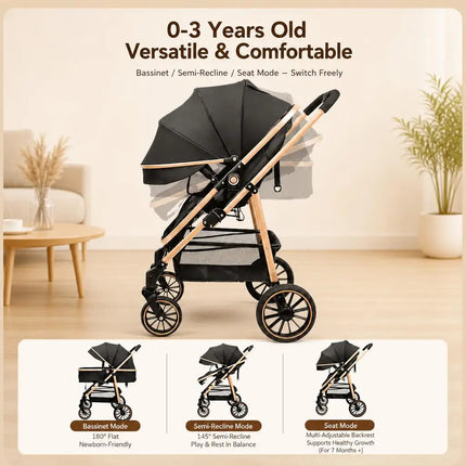 3-in-1 Lightweight Baby Travel System