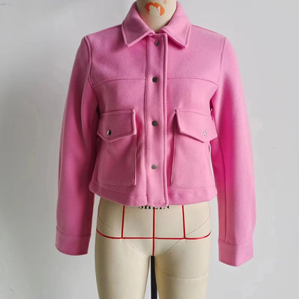 Women's Button-Up Casual Jacket