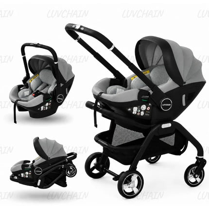 Portable 3-in-1 Baby Travel System