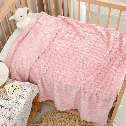 Soft Striped Baby Blanket