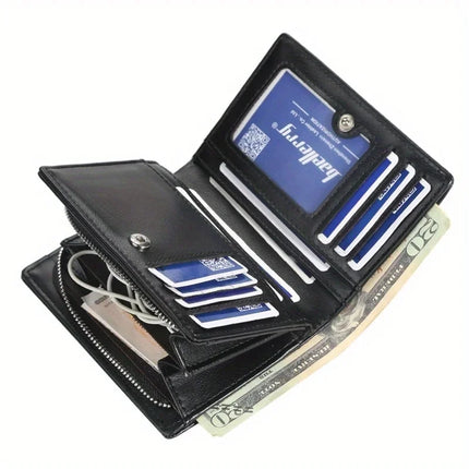 PU Leather Zipper Wallet