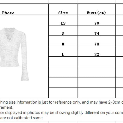 Women's Sheer Lace V-Neck Top